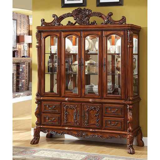 Medieve Antique Oak Hutch & Buffet - Premium Hutch & Buffet from FOA East - Just $2962.05! Shop now at Furniture Wholesale Plus  We are the best furniture store in Nashville, Hendersonville, Goodlettsville, Madison, Antioch, Mount Juliet, Lebanon, Gallatin, Springfield, Murfreesboro, Franklin, Brentwood