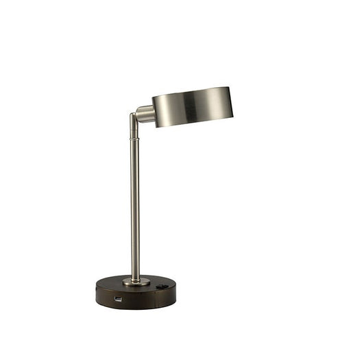 Gail Stain Nickel Table Lamp - Premium Lamp from FOA East - Just $76.05! Shop now at Furniture Wholesale Plus  We are the best furniture store in Nashville, Hendersonville, Goodlettsville, Madison, Antioch, Mount Juliet, Lebanon, Gallatin, Springfield, Murfreesboro, Franklin, Brentwood