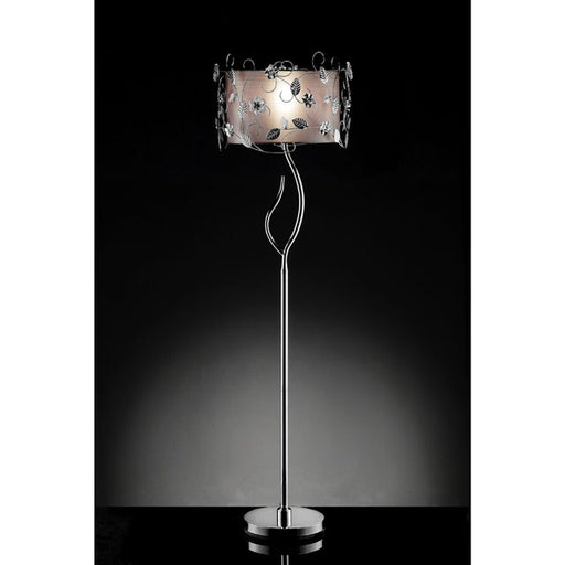 Elva Silver/Chrome Floor Lamp, Double Shade - Premium Lamp from FOA East - Just $269.10! Shop now at Furniture Wholesale Plus  We are the best furniture store in Nashville, Hendersonville, Goodlettsville, Madison, Antioch, Mount Juliet, Lebanon, Gallatin, Springfield, Murfreesboro, Franklin, Brentwood