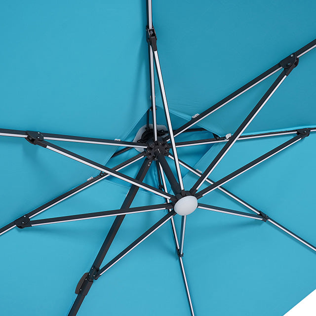 Sano 10 Ft Square Umbrella w/ Double Top w/ LED + 37" Large Base - Premium Outdoor Umbrella from FOA East - Just $427.05! Shop now at Furniture Wholesale Plus  We are the best furniture store in Nashville, Hendersonville, Goodlettsville, Madison, Antioch, Mount Juliet, Lebanon, Gallatin, Springfield, Murfreesboro, Franklin, Brentwood