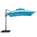 Sano 10 Ft Square Umbrella w/ Double Top w/ LED + 37" Large Base - Premium Outdoor Umbrella from FOA East - Just $427.05! Shop now at Furniture Wholesale Plus  We are the best furniture store in Nashville, Hendersonville, Goodlettsville, Madison, Antioch, Mount Juliet, Lebanon, Gallatin, Springfield, Murfreesboro, Franklin, Brentwood