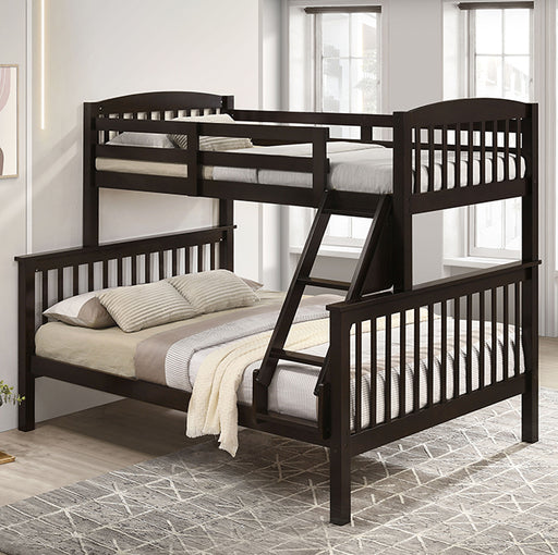 Brookings Twin/Full Bunk Bed - Premium Bunk Bed from FOA East - Just $485.55! Shop now at Furniture Wholesale Plus  We are the best furniture store in Nashville, Hendersonville, Goodlettsville, Madison, Antioch, Mount Juliet, Lebanon, Gallatin, Springfield, Murfreesboro, Franklin, Brentwood