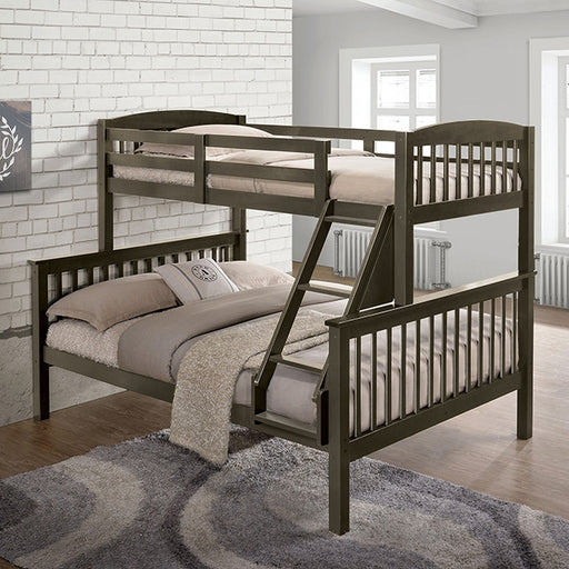 Brookings Twin/Full Bunk Bed - Premium Bunk Bed from FOA East - Just $427.05! Shop now at Furniture Wholesale Plus  We are the best furniture store in Nashville, Hendersonville, Goodlettsville, Madison, Antioch, Mount Juliet, Lebanon, Gallatin, Springfield, Murfreesboro, Franklin, Brentwood