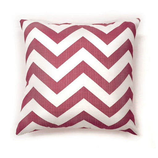 Zoe Red Chevron 18" X 18" Pillow, Red Chevron (2/CTN) - Premium Pillow from FOA East - Just $48.75! Shop now at Furniture Wholesale Plus  We are the best furniture store in Nashville, Hendersonville, Goodlettsville, Madison, Antioch, Mount Juliet, Lebanon, Gallatin, Springfield, Murfreesboro, Franklin, Brentwood