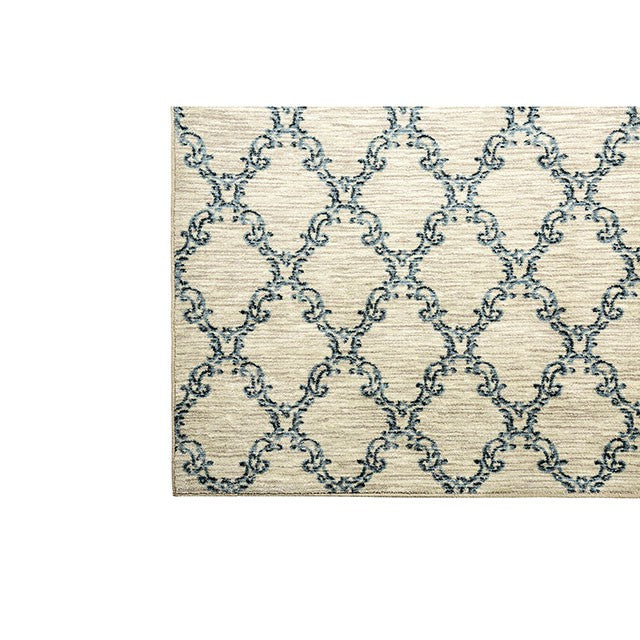 Acanthus Light Gray/Blue 5' X 8' Area Rug - Premium Rug from FOA East - Just $224.25! Shop now at Furniture Wholesale Plus  We are the best furniture store in Nashville, Hendersonville, Goodlettsville, Madison, Antioch, Mount Juliet, Lebanon, Gallatin, Springfield, Murfreesboro, Franklin, Brentwood