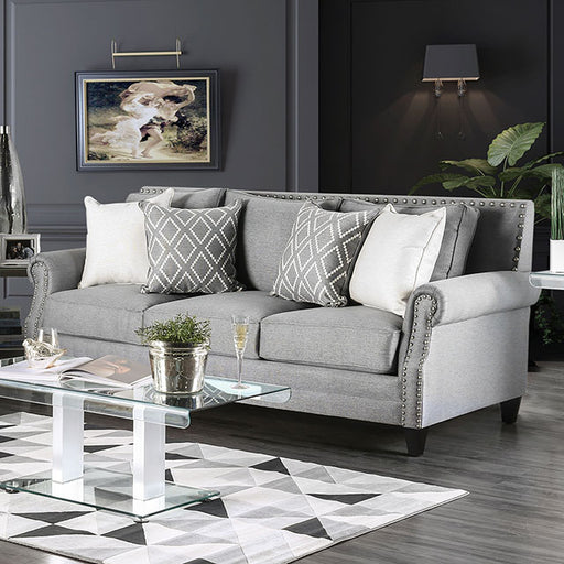 Giovanni Gray Sofa - Premium Sofa from FOA East - Just $1875.90! Shop now at Furniture Wholesale Plus  We are the best furniture store in Nashville, Hendersonville, Goodlettsville, Madison, Antioch, Mount Juliet, Lebanon, Gallatin, Springfield, Murfreesboro, Franklin, Brentwood