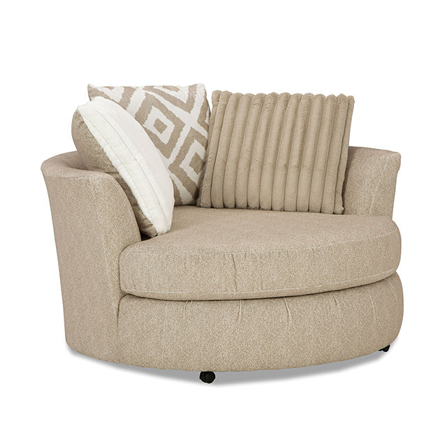 Loughlin Swivel Chair - Premium Chair from FOA East - Just $1090.05! Shop now at Furniture Wholesale Plus  We are the best furniture store in Nashville, Hendersonville, Goodlettsville, Madison, Antioch, Mount Juliet, Lebanon, Gallatin, Springfield, Murfreesboro, Franklin, Brentwood