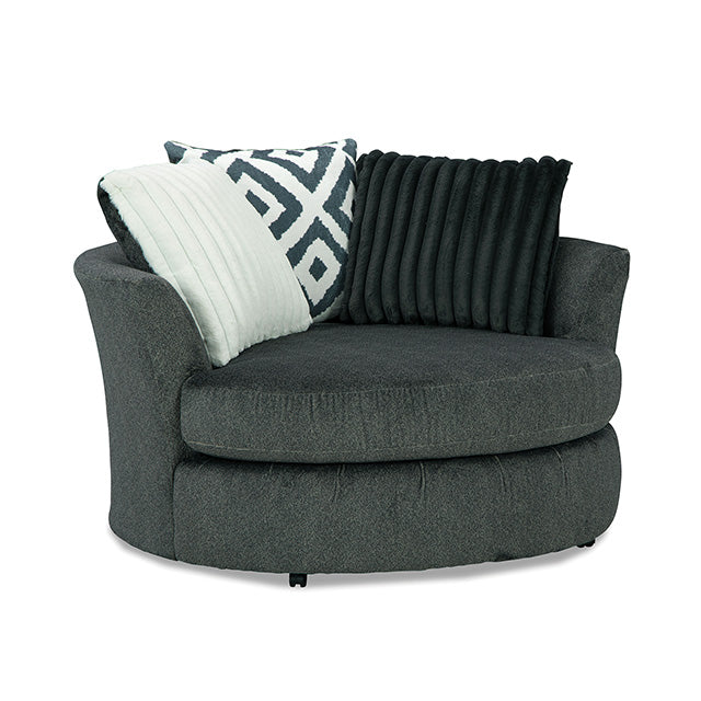 Loughlin Swivel Chair - Premium Chair from FOA East - Just $1090.05! Shop now at Furniture Wholesale Plus  We are the best furniture store in Nashville, Hendersonville, Goodlettsville, Madison, Antioch, Mount Juliet, Lebanon, Gallatin, Springfield, Murfreesboro, Franklin, Brentwood