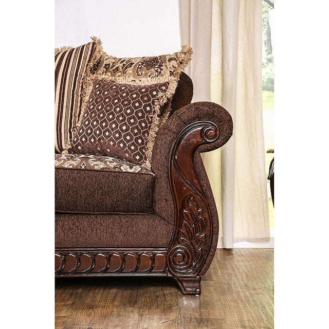 TABITHA Brown Chair, Brown - Premium Chair from FOA East - Just $1265.55! Shop now at Furniture Wholesale Plus  We are the best furniture store in Nashville, Hendersonville, Goodlettsville, Madison, Antioch, Mount Juliet, Lebanon, Gallatin, Springfield, Murfreesboro, Franklin, Brentwood