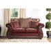 TABITHA Wine Love Seat, Wine - Premium Loveseat from FOA East - Just $1560! Shop now at Furniture Wholesale Plus  We are the best furniture store in Nashville, Hendersonville, Goodlettsville, Madison, Antioch, Mount Juliet, Lebanon, Gallatin, Springfield, Murfreesboro, Franklin, Brentwood