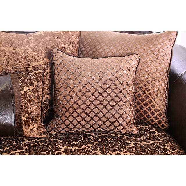 ELPIS Brown/Espresso Sofa - Premium Sofa from FOA East - Just $1636.05! Shop now at Furniture Wholesale Plus  We are the best furniture store in Nashville, Hendersonville, Goodlettsville, Madison, Antioch, Mount Juliet, Lebanon, Gallatin, Springfield, Murfreesboro, Franklin, Brentwood