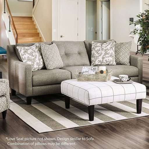 Dorset Light Gray Love Seat - Premium Loveseat from FOA East - Just $1092! Shop now at Furniture Wholesale Plus  We are the best furniture store in Nashville, Hendersonville, Goodlettsville, Madison, Antioch, Mount Juliet, Lebanon, Gallatin, Springfield, Murfreesboro, Franklin, Brentwood