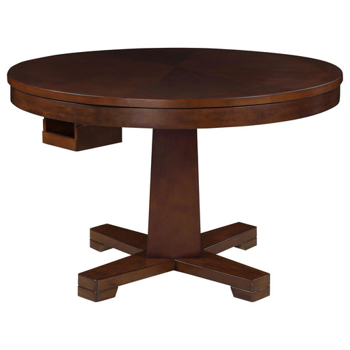 Marietta Casual Tobacco Finished Game Table - Premium Game Table from Coaster Z2 Standard - Just $910! Shop now at Furniture Wholesale Plus  We are the best furniture store in Nashville, Hendersonville, Goodlettsville, Madison, Antioch, Mount Juliet, Lebanon, Gallatin, Springfield, Murfreesboro, Franklin, Brentwood