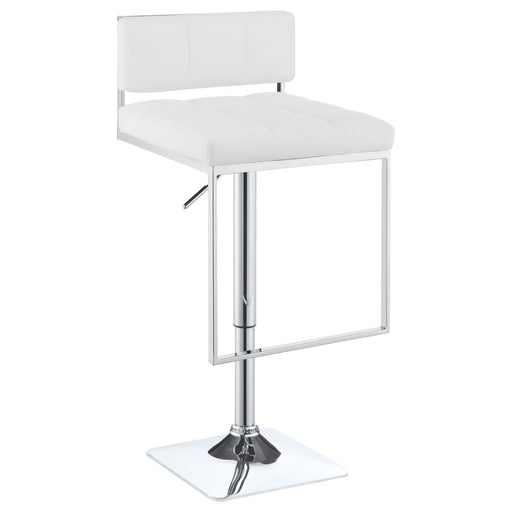 G100193 Contemporary Chrome Adjustable Bar Stool - Premium Adjustable Barstool from Coaster Z2 Standard - Just $178! Shop now at Furniture Wholesale Plus  We are the best furniture store in Nashville, Hendersonville, Goodlettsville, Madison, Antioch, Mount Juliet, Lebanon, Gallatin, Springfield, Murfreesboro, Franklin, Brentwood