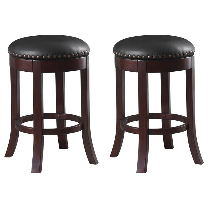 G101059 Casual Walnut Counter Height  Bar Stool - Premium Wooden Walnut 24" Bar Stool from Coaster Z2 Standard - Just $106! Shop now at Furniture Wholesale Plus  We are the best furniture store in Nashville, Hendersonville, Goodlettsville, Madison, Antioch, Mount Juliet, Lebanon, Gallatin, Springfield, Murfreesboro, Franklin, Brentwood