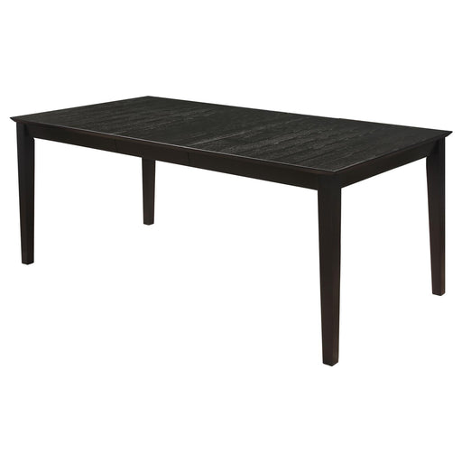 Louise Transitional Black Rectangular Dining Table - Premium Dining Table from Coaster Z2 Standard - Just $446! Shop now at Furniture Wholesale Plus  We are the best furniture store in Nashville, Hendersonville, Goodlettsville, Madison, Antioch, Mount Juliet, Lebanon, Gallatin, Springfield, Murfreesboro, Franklin, Brentwood