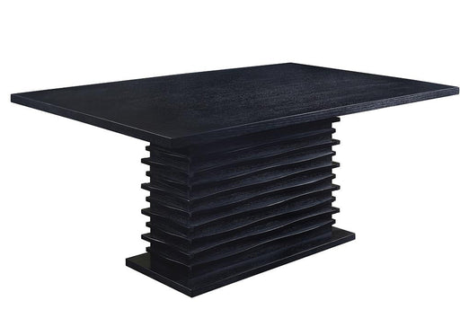 Stanton Contemporary Black Rectangular Dining Table - Premium Dining Table from Coaster Z2 Standard - Just $618! Shop now at Furniture Wholesale Plus  We are the best furniture store in Nashville, Hendersonville, Goodlettsville, Madison, Antioch, Mount Juliet, Lebanon, Gallatin, Springfield, Murfreesboro, Franklin, Brentwood