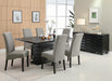 102061 S7 7PC SET (TBL+6CHAIRS) - Premium Dining Room Set from Coaster Z2 Standard - Just $1458! Shop now at Furniture Wholesale Plus  We are the best furniture store in Nashville, Hendersonville, Goodlettsville, Madison, Antioch, Mount Juliet, Lebanon, Gallatin, Springfield, Murfreesboro, Franklin, Brentwood