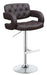 G102556 Contemporary Brown and Chrome Bar Stool - Premium Adjustable Barstool from Coaster Z2 Standard - Just $218! Shop now at Furniture Wholesale Plus  We are the best furniture store in Nashville, Hendersonville, Goodlettsville, Madison, Antioch, Mount Juliet, Lebanon, Gallatin, Springfield, Murfreesboro, Franklin, Brentwood