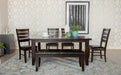 102721 S6 6 PC SET (TBL+4SIDE+BENCH) - Premium Dining Room Set from Coaster Z2 Standard - Just $918! Shop now at Furniture Wholesale Plus  We are the best furniture store in Nashville, Hendersonville, Goodlettsville, Madison, Antioch, Mount Juliet, Lebanon, Gallatin, Springfield, Murfreesboro, Franklin, Brentwood