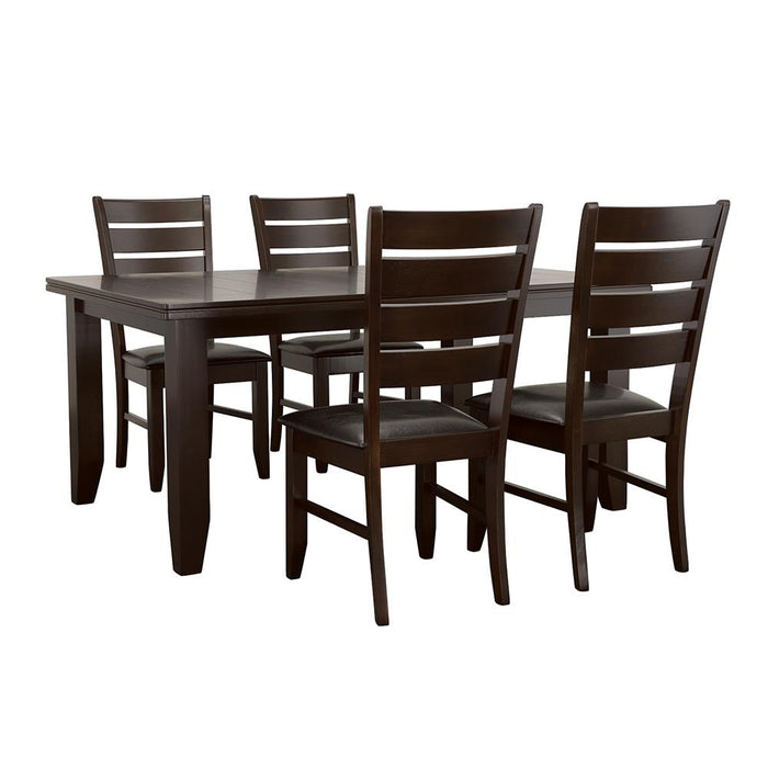 102721 S5 5 PC SET (TBL+4SIDE) - Premium Dining Room Set from Coaster Z2 Standard - Just $770! Shop now at Furniture Wholesale Plus  We are the best furniture store in Nashville, Hendersonville, Goodlettsville, Madison, Antioch, Mount Juliet, Lebanon, Gallatin, Springfield, Murfreesboro, Franklin, Brentwood