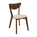 Kersey Retro Chestnut Dining Chair - Premium Dining Chair from Coaster Z2 Standard - Just $76! Shop now at Furniture Wholesale Plus  We are the best furniture store in Nashville, Hendersonville, Goodlettsville, Madison, Antioch, Mount Juliet, Lebanon, Gallatin, Springfield, Murfreesboro, Franklin, Brentwood