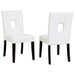 Newbridge Causal White Dining Chair - Premium Dining Chair from Coaster Z2 Standard - Just $132! Shop now at Furniture Wholesale Plus  We are the best furniture store in Nashville, Hendersonville, Goodlettsville, Madison, Antioch, Mount Juliet, Lebanon, Gallatin, Springfield, Murfreesboro, Franklin, Brentwood