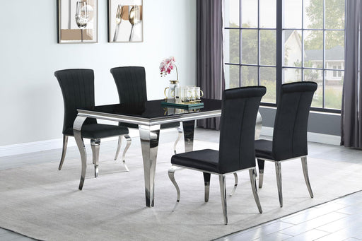 105071 S5 5 PC SET (TBL+4SIDE) - Premium Dining Room Set from Coaster Z2 Standard - Just $1650! Shop now at Furniture Wholesale Plus  We are the best furniture store in Nashville, Hendersonville, Goodlettsville, Madison, Antioch, Mount Juliet, Lebanon, Gallatin, Springfield, Murfreesboro, Franklin, Brentwood