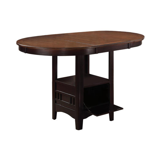 Lavon Transitional Light Oak and Espresso Counter Height Table - Premium C. Ht Table from Coaster Z2 Standard - Just $370! Shop now at Furniture Wholesale Plus  We are the best furniture store in Nashville, Hendersonville, Goodlettsville, Madison, Antioch, Mount Juliet, Lebanon, Gallatin, Springfield, Murfreesboro, Franklin, Brentwood