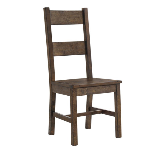 Coleman Rustic Golden Brown Dining Chair - Premium Dining Chair from Coaster Z2 Standard - Just $108! Shop now at Furniture Wholesale Plus  We are the best furniture store in Nashville, Hendersonville, Goodlettsville, Madison, Antioch, Mount Juliet, Lebanon, Gallatin, Springfield, Murfreesboro, Franklin, Brentwood