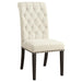 Weber Traditional Smokey Black Upholstered Side Chair - Premium Dining Chair from Coaster Z2 Standard - Just $134! Shop now at Furniture Wholesale Plus  We are the best furniture store in Nashville, Hendersonville, Goodlettsville, Madison, Antioch, Mount Juliet, Lebanon, Gallatin, Springfield, Murfreesboro, Franklin, Brentwood