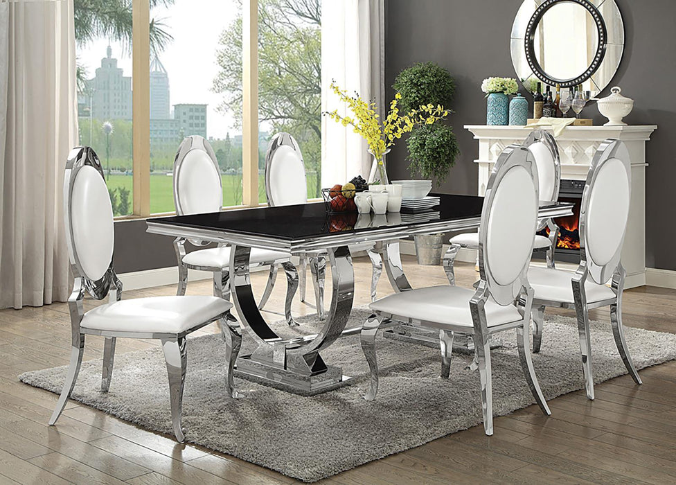 107871 S5 5 PC SET (TBL+4CHAIRS) - Premium Dining Room Set from Coaster Z2 Standard - Just $2038! Shop now at Furniture Wholesale Plus  We are the best furniture store in Nashville, Hendersonville, Goodlettsville, Madison, Antioch, Mount Juliet, Lebanon, Gallatin, Springfield, Murfreesboro, Franklin, Brentwood