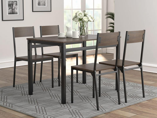 G150505 5 Pc Dining Set - Premium Dining Room Set from Coaster Z2 Standard - Just $258! Shop now at Furniture Wholesale Plus  We are the best furniture store in Nashville, Hendersonville, Goodlettsville, Madison, Antioch, Mount Juliet, Lebanon, Gallatin, Springfield, Murfreesboro, Franklin, Brentwood