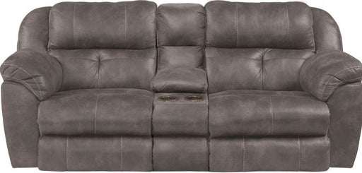 Catnapper Ferrington Power Headrest Power Lay Flat Reclining Console Loveseat in Steel - Premium Loveseat from Catnapper - Just $1528.10! Shop now at Furniture Wholesale Plus  We are the best furniture store in Nashville, Hendersonville, Goodlettsville, Madison, Antioch, Mount Juliet, Lebanon, Gallatin, Springfield, Murfreesboro, Franklin, Brentwood