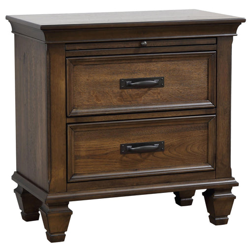 Franco Two Drawer Nightstand With Tray - Premium Nightstand from Coaster Z2 Standard - Just $328! Shop now at Furniture Wholesale Plus  We are the best furniture store in Nashville, Hendersonville, Goodlettsville, Madison, Antioch, Mount Juliet, Lebanon, Gallatin, Springfield, Murfreesboro, Franklin, Brentwood