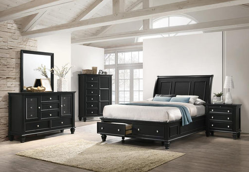 Sandy Beach Black King Four Piece Bedroom Set - Premium Bedroom Set from Coaster Z2 Standard - Just $2558! Shop now at Furniture Wholesale Plus  We are the best furniture store in Nashville, Hendersonville, Goodlettsville, Madison, Antioch, Mount Juliet, Lebanon, Gallatin, Springfield, Murfreesboro, Franklin, Brentwood