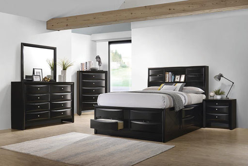 Briana Transitional Black Eastern King Four Piece Bedroom Set - Premium Bedroom Set from Coaster Z2 Standard - Just $2098! Shop now at Furniture Wholesale Plus  We are the best furniture store in Nashville, Hendersonville, Goodlettsville, Madison, Antioch, Mount Juliet, Lebanon, Gallatin, Springfield, Murfreesboro, Franklin, Brentwood