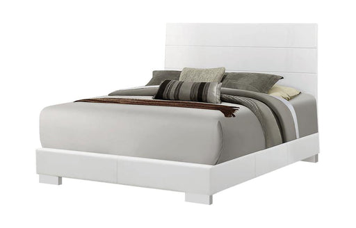 Felicity Contemporary White California King Bed - Premium Bed from Coaster Z2 Standard - Just $506! Shop now at Furniture Wholesale Plus  We are the best furniture store in Nashville, Hendersonville, Goodlettsville, Madison, Antioch, Mount Juliet, Lebanon, Gallatin, Springfield, Murfreesboro, Franklin, Brentwood