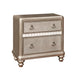 Bling Game Two Drawer Nightstand - Premium Nightstand from Coaster Z2 Standard - Just $440! Shop now at Furniture Wholesale Plus  We are the best furniture store in Nashville, Hendersonville, Goodlettsville, Madison, Antioch, Mount Juliet, Lebanon, Gallatin, Springfield, Murfreesboro, Franklin, Brentwood