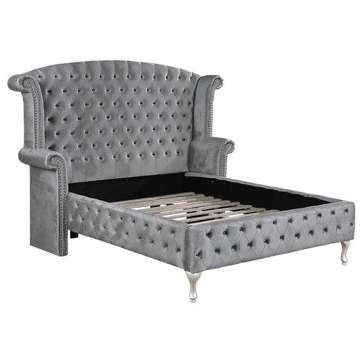 Deanna Bedroom Traditional Metallic Eastern King Bed - Premium Bed from Coaster Z2 Standard - Just $1198! Shop now at Furniture Wholesale Plus  We are the best furniture store in Nashville, Hendersonville, Goodlettsville, Madison, Antioch, Mount Juliet, Lebanon, Gallatin, Springfield, Murfreesboro, Franklin, Brentwood