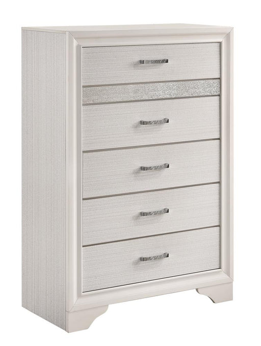 Miranda Modern Five Drawer Chest With Hidden Jewelry Tray - Premium Chest from Coaster Z2 Standard - Just $440! Shop now at Furniture Wholesale Plus  We are the best furniture store in Nashville, Hendersonville, Goodlettsville, Madison, Antioch, Mount Juliet, Lebanon, Gallatin, Springfield, Murfreesboro, Franklin, Brentwood