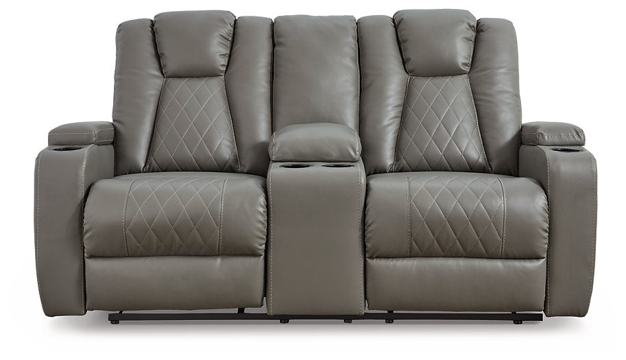 Mancin Reclining Loveseat with Console - Premium Loveseat from Ashley Furniture - Just $802.44! Shop now at Furniture Wholesale Plus  We are the best furniture store in Nashville, Hendersonville, Goodlettsville, Madison, Antioch, Mount Juliet, Lebanon, Gallatin, Springfield, Murfreesboro, Franklin, Brentwood