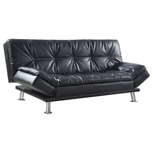 Dilleston Contemporary Black Sofa Bed - Premium Sofa from Coaster Z2 Standard - Just $530! Shop now at Furniture Wholesale Plus  We are the best furniture store in Nashville, Hendersonville, Goodlettsville, Madison, Antioch, Mount Juliet, Lebanon, Gallatin, Springfield, Murfreesboro, Franklin, Brentwood