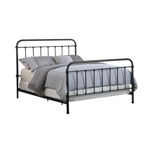 Livingston Transitional Dark Bronze Eastern King Bed - Premium Bed from Coaster Z2 Standard - Just $450! Shop now at Furniture Wholesale Plus  We are the best furniture store in Nashville, Hendersonville, Goodlettsville, Madison, Antioch, Mount Juliet, Lebanon, Gallatin, Springfield, Murfreesboro, Franklin, Brentwood