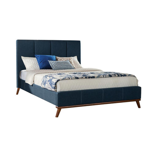 Charity Blue Upholstered King Bed - Premium Bed from Coaster Z2 Standard - Just $558! Shop now at Furniture Wholesale Plus  We are the best furniture store in Nashville, Hendersonville, Goodlettsville, Madison, Antioch, Mount Juliet, Lebanon, Gallatin, Springfield, Murfreesboro, Franklin, Brentwood