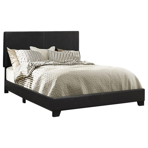 Dorian Black Faux Leather Upholstered California King Bed - Premium Bed from Coaster Z2 Standard - Just $186! Shop now at Furniture Wholesale Plus  We are the best furniture store in Nashville, Hendersonville, Goodlettsville, Madison, Antioch, Mount Juliet, Lebanon, Gallatin, Springfield, Murfreesboro, Franklin, Brentwood