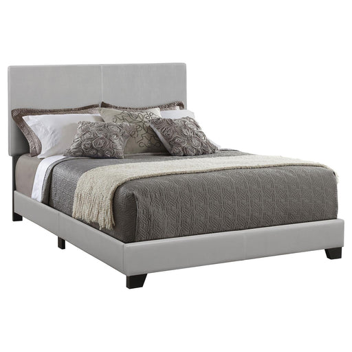 Dorian Grey Faux Leather Upholstered California King Bed - Premium Bed from Coaster Z2 Standard - Just $186! Shop now at Furniture Wholesale Plus  We are the best furniture store in Nashville, Hendersonville, Goodlettsville, Madison, Antioch, Mount Juliet, Lebanon, Gallatin, Springfield, Murfreesboro, Franklin, Brentwood