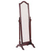 Traditional Red Brown Floor Mirror - Premium Cherry Cheval Mirror from Coaster Z2 Standard - Just $158! Shop now at Furniture Wholesale Plus  We are the best furniture store in Nashville, Hendersonville, Goodlettsville, Madison, Antioch, Mount Juliet, Lebanon, Gallatin, Springfield, Murfreesboro, Franklin, Brentwood