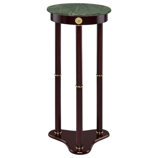 Traditional Merlot Round Plant Stand - Premium Plant Stand from Coaster Z2 Standard - Just $54! Shop now at Furniture Wholesale Plus  We are the best furniture store in Nashville, Hendersonville, Goodlettsville, Madison, Antioch, Mount Juliet, Lebanon, Gallatin, Springfield, Murfreesboro, Franklin, Brentwood