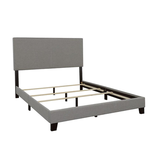 Boyd Upholstered Grey King Bed - Premium Bed from Coaster Z2 Standard - Just $270! Shop now at Furniture Wholesale Plus  We are the best furniture store in Nashville, Hendersonville, Goodlettsville, Madison, Antioch, Mount Juliet, Lebanon, Gallatin, Springfield, Murfreesboro, Franklin, Brentwood
